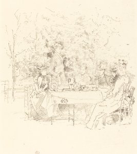 Puutarha, 1891. tekijältä James Abbott McNeill Whistler