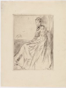 Kirje Maud, istuu, 1873. tekijältä James Abbott McNeill Whistler