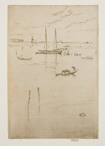 Pieni laguuni, kahdestatoista etsauksesta, joka tunnetaan myös nimellä Ensimmäinen Venetsian sarja tekijältä James Abbott McNeill Whistler