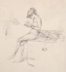 The Little Nude Model Reading, 1890.