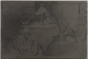Musiikkihuone, 1858. tekijältä James Abbott McNeill Whistler