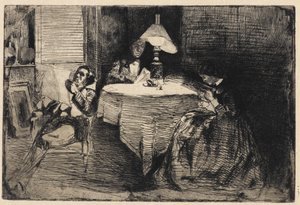 Musiikkihuone, 1858. tekijältä James Abbott McNeill Whistler