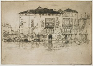Palatsit ensimmäisestä Venetsia-sarjasta tekijältä James Abbott McNeill Whistler