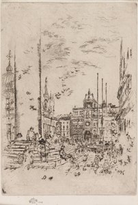 Piazzetta, 1879-1880. tekijältä James Abbott McNeill Whistler