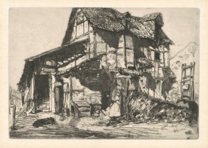 Turvaton asunto, 1858. tekijältä James Abbott McNeill Whistler