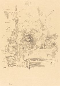 Tete-a-tete puutarhassa, 1894. tekijältä James Abbott McNeill Whistler