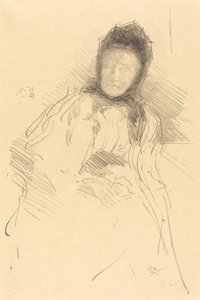 Keskeneräinen luonnos Lady Hadenista, 1895. tekijältä James Abbott McNeill Whistler