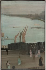 Vaaleanpunaisen ja harmaan sävyjä: Chelsea tekijältä James Abbott McNeill Whistler