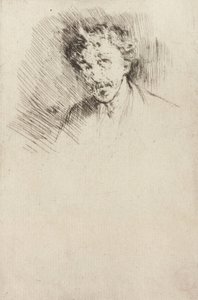 Whistler valkoisen lukon kanssa, 1879. tekijältä James Abbott McNeill Whistler
