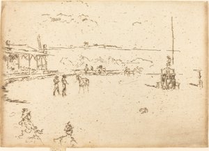 Villi länsi, Buffalo Bill, 1887. tekijältä James Abbott McNeill Whistler