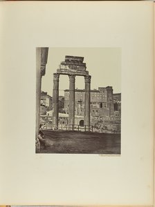 Castorin ja Polluxin temppeli Forum Romanumilla, joka tunnetaan myös nimellä Minerva Chalcidican temppeli.