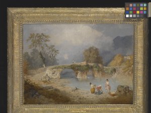 Selvitys hyvää säätä varten, Beddgelert, Pohjois-Wales (öljy kankaalle) tekijältä James Baker Pyne