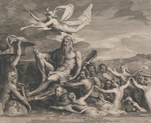 Thames tai Navigoinnin voitto (taiteen edistämisyhdistyksen suuren huoneen suunnittelua) tekijältä James Barry