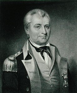 Kenraali Lachlan McIntosh (1727-1806), kaiverrus Henry Hoppner Meyer (1782-1847) (kaiverrus) tekijältä James Barton (after) Longacre