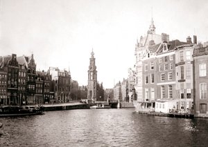 Canal, Amsterdam, 1898. tekijältä James Batkin