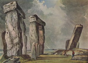 Stonehenge, Wiltshire, 1830, 1946 tekijältä James Bridges