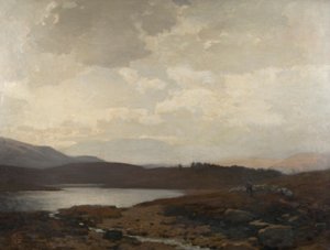 Dinnet Moor (öljy kankaalle)
