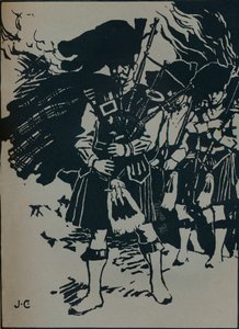 Kuvitus Riccardo Stephenss Balladille, Hells Piper, c1912