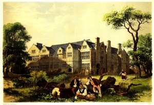 Sawston Hall, Cambridgeshire, 1848 tekijältä James Dafforne