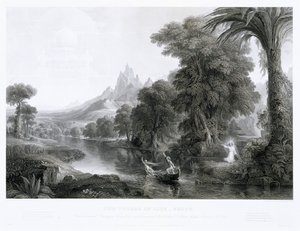 Elämän matka – nuoriso, n. 1855 (kaiverrus) tekijältä James David Smillie