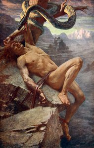 "Loken rangaistus", 1890.