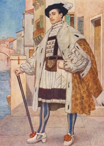 Shakespearen Venetsian kauppias: Bassanio (värilitra)