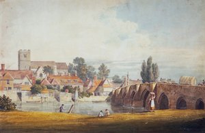 "Aylesford, lähellä Maidstonea, Kent", 1800-luku. tekijältä James Duffield Harding