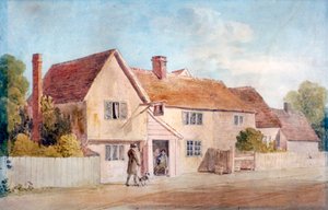 "Mökit Chadwellissa, Essexissä", 1800-luku. tekijältä James Duffield Harding