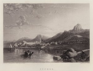 Kypros (väri litho) tekijältä James Duffield Harding