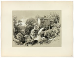 Pandy Mill, Picturesque Selectionsista tekijältä James Duffield Harding