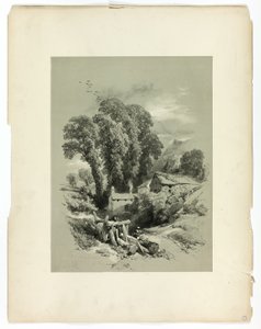 Row W. Trefriw, Wales, Picturesque Selections tekijältä James Duffield Harding