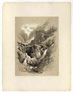 Saint Gothard, W. Wasen, Picturesque Selections tekijältä James Duffield Harding