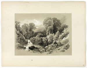 Sledde Bridge, Picturesque Selectionsilta tekijältä James Duffield Harding