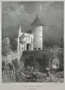 Kuvankauniita ja romanttisia matkoja muinaisessa Ranskassa. Franche-Comte..., 1825. tekijältä James Duffield Harding