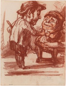 Nach Daumier: Die fröhlichen Jäger tekijältä James Ensor