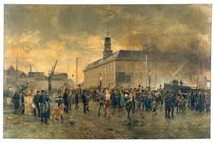 Belgialaiset emigrantit (öljy kankaalle) tekijältä James Ensor