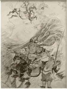 Chinoiserie (kiinalaiset soturit) tekijältä James Sidney Ensor
