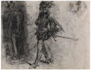 Don Quijote (sisältää paperilla) tekijältä James Ensor