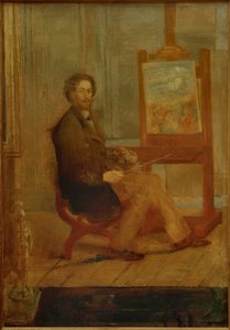 Ensor hänen maalaustelineessään tekijältä James Sidney Ensor