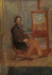Ensor hänen maalaustelineeseensa tekijältä James Ensor