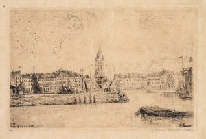 Näkymä Oostendeen itään päin tekijältä James Ensor