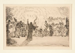 Kristus kerjäläisille (Kristus ja kerjäläiset) tekijältä James Ensor