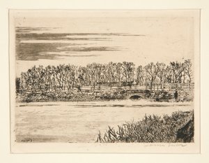 Le pont du bois? Oostende (Silta metsässä Oostendessa) tekijältä James Ensor
