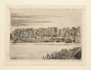 Le pont du bois? Oostende (Silta metsässä Oostendessa) tekijältä James Ensor