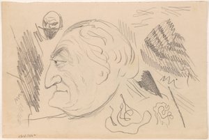 Mies profiilista tekijältä James Ensor