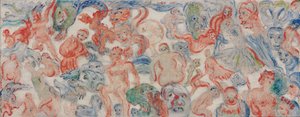 Monsters Intertwined Untitched, Intertwined (A) tekijältä James Ensor