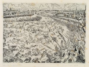 Golden Spursin taistelu tekijältä James Ensor