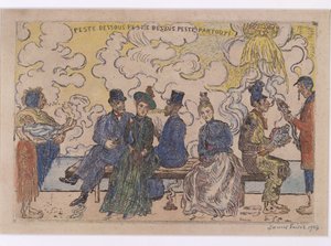 Tuholaista alhaalla, tuholaisia ylhäällä, tuholaisia kaikkialla tekijältä James Ensor