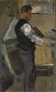 Willy Finch ateljeessa tekijältä James Ensor