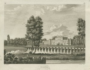 Shugborough Hall: kaiverrus, nd [c 1782] (tulostus) tekijältä James Fittler